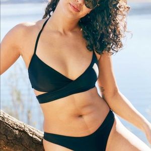 Aerie Wrap Halter Bikini Top